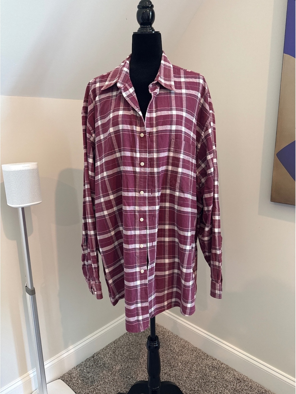 Eddie Bauer Men Plaid Shirt